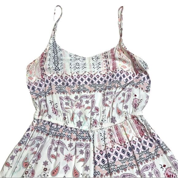 Cotton
On Paisley Print Spaghetti Strap Romper SMALL - Picture 4 of 13